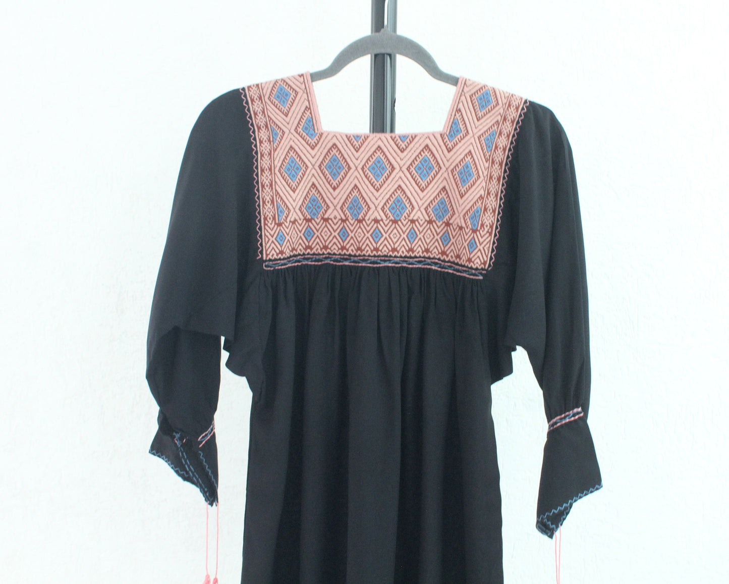 Blusa Elena Negro Beige Azul