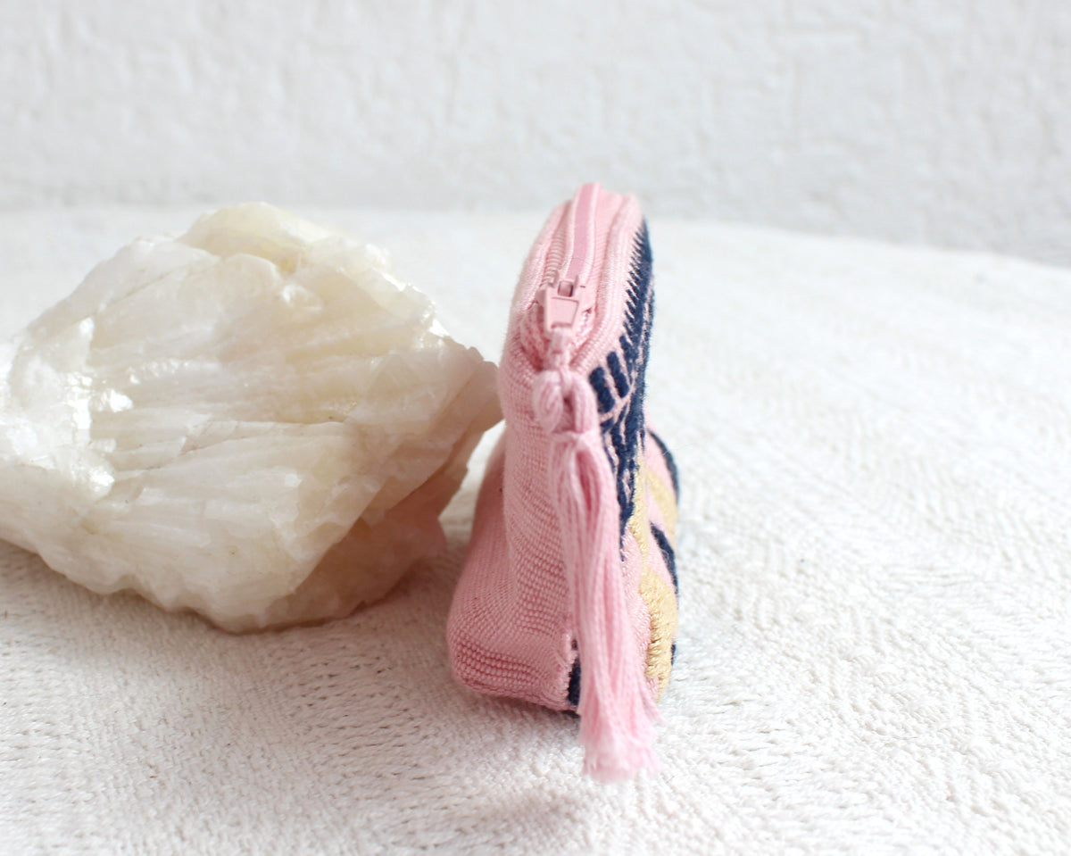 Mini Monedero Cosmos Azul Rosa