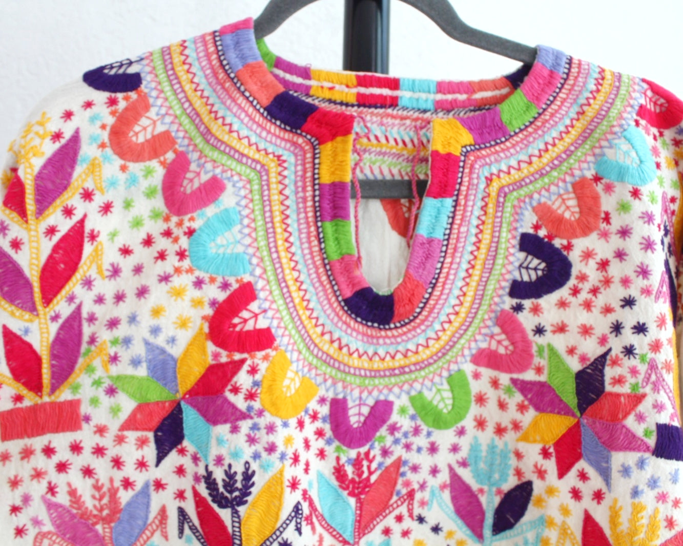 Blusa Milpa CH - M Morado Rosa Amarillo