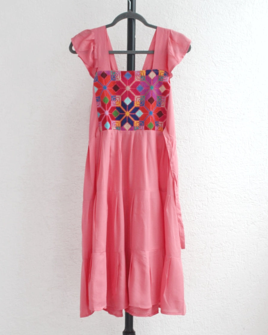 Vestido Anita Corto Coral