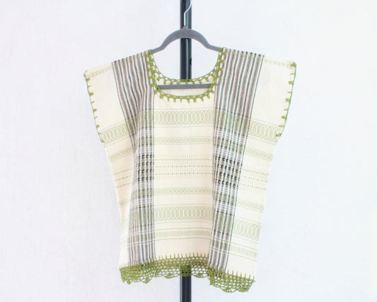 Crop Top Carmen Beige Verde