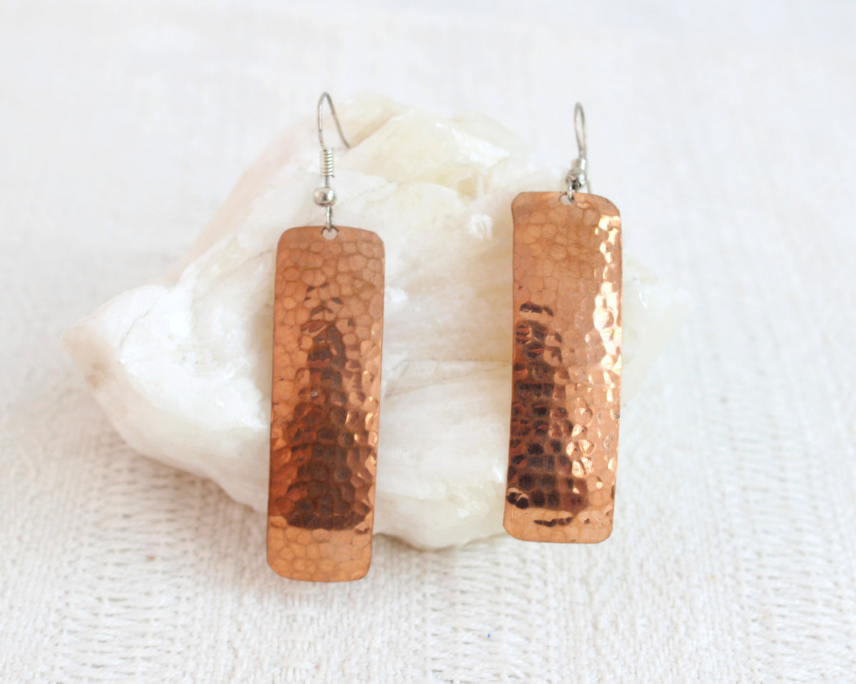 Aretes y Pulsera Cobre