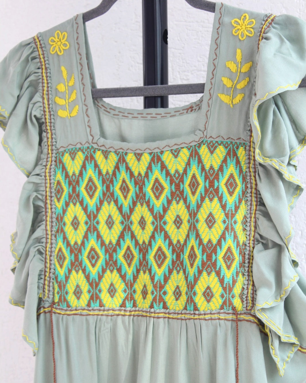 Vestido Josefina Menta Amarillo Unitalla