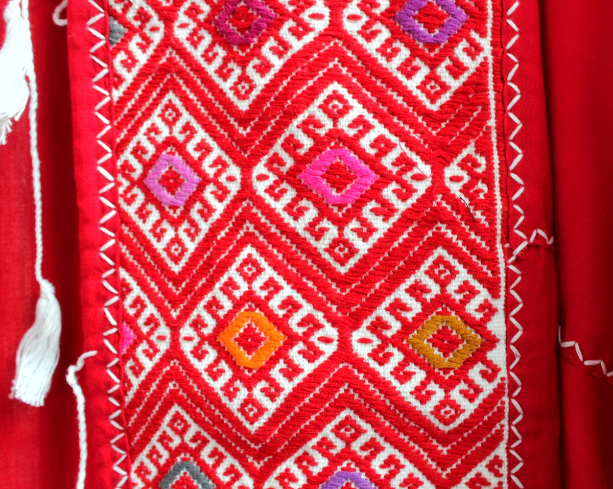 Saco Lourdes Telar Rojo