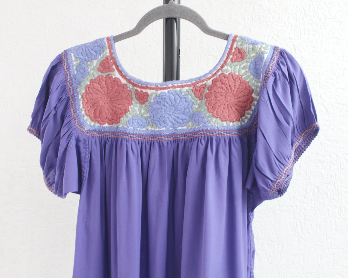 Blusa Aguacatenango Morado Lila Menta