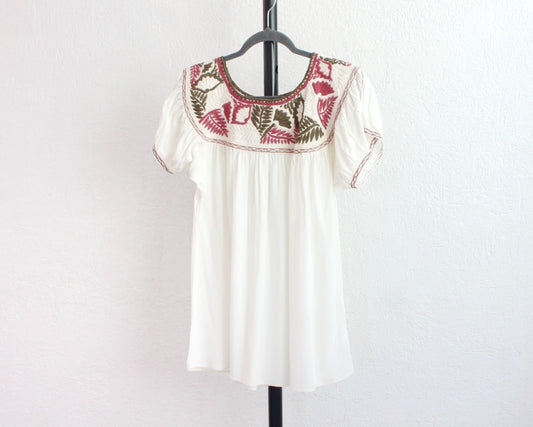 Blusa Aguacatenango Perla  Verde Vino