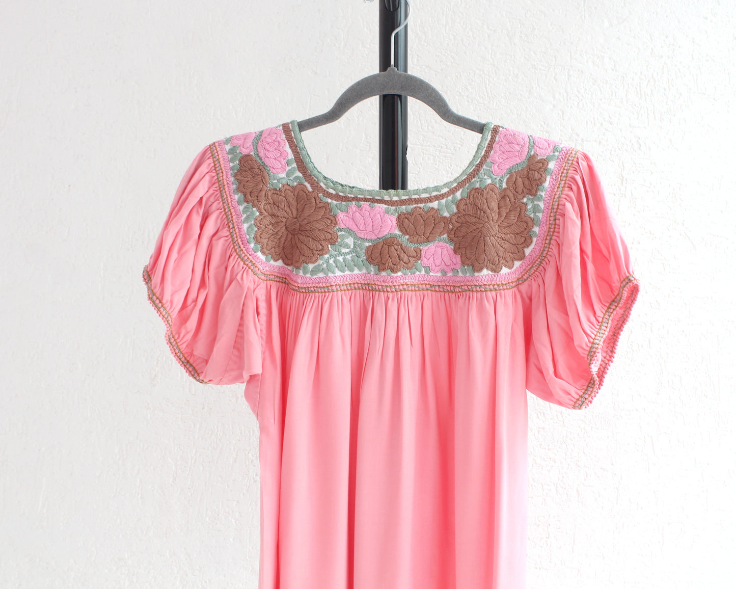 Blusa Aguacatenango Rosa Café Menta