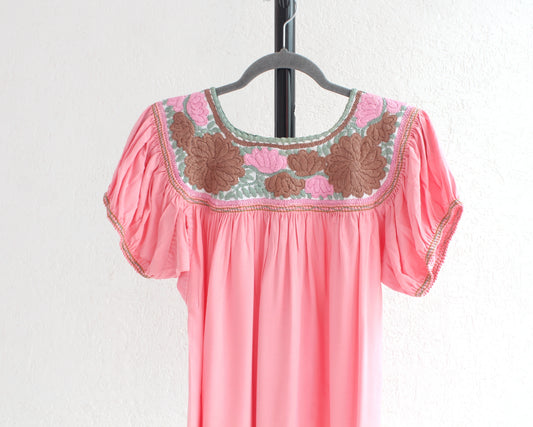 Blusa Aguacatenango Rosa Café Menta