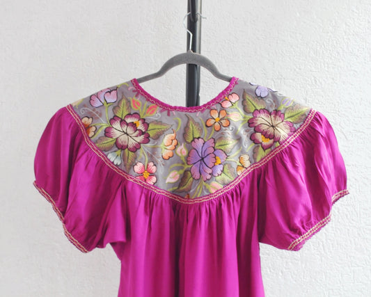 Blusa Abigail Flores Bugambilia   XL - XXL