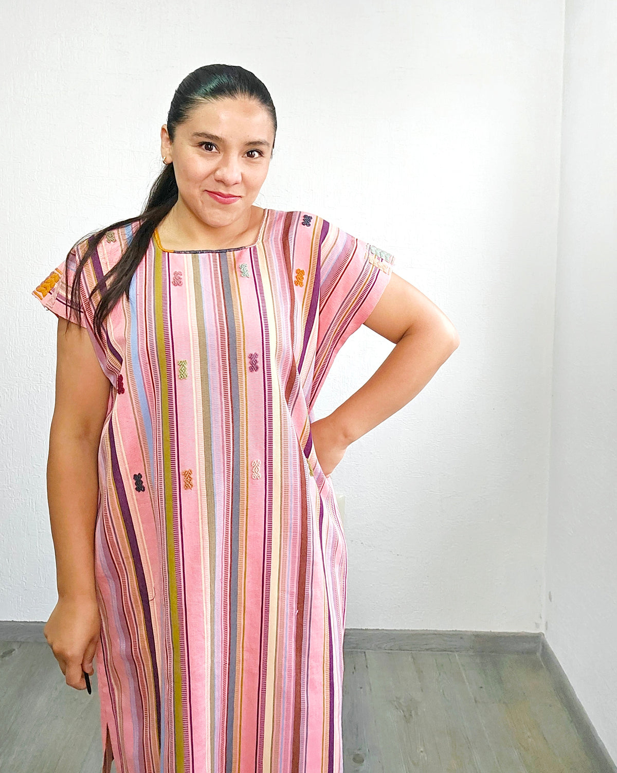 Huipil Pantheló Rosa