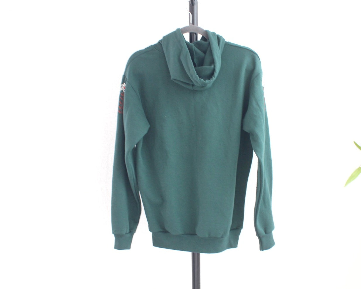 Sudadera M Rococo Verde Florecitas