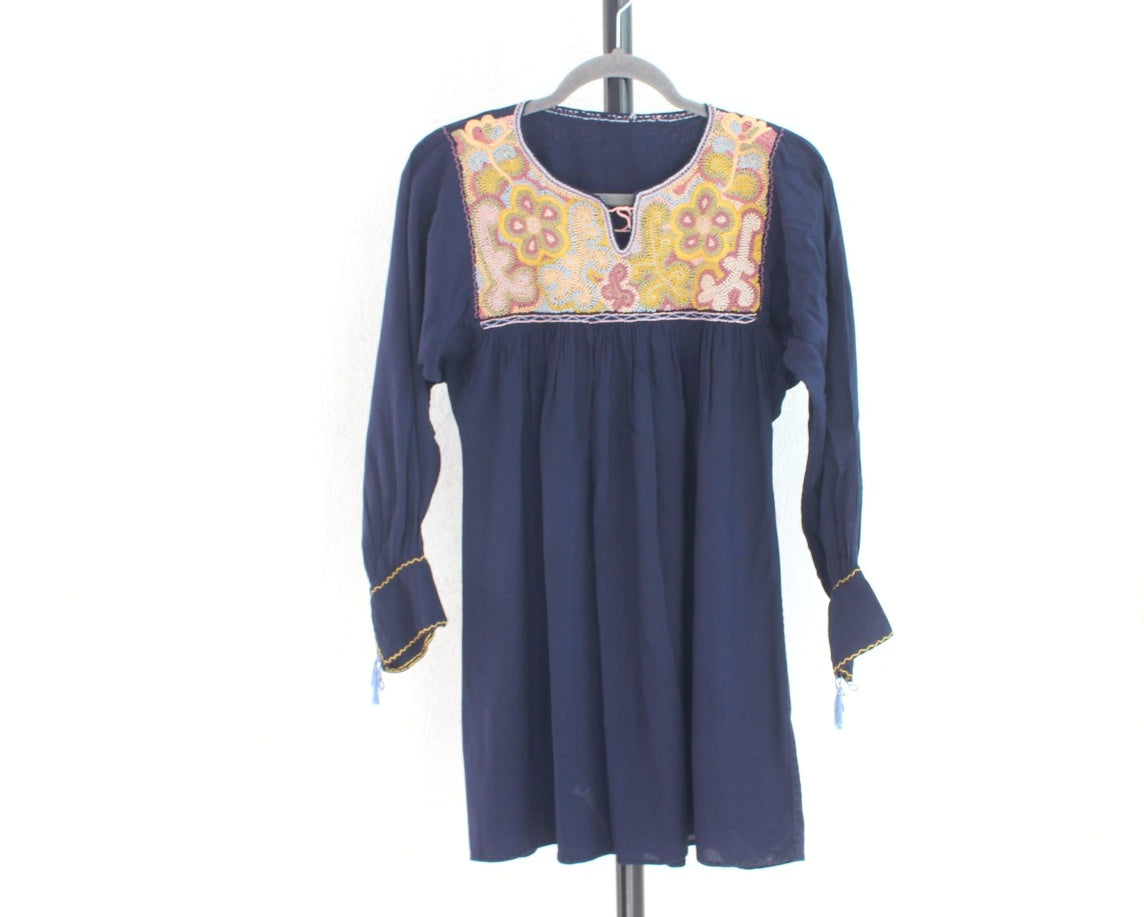 Blusa Leonor Azul Marino Unitalla