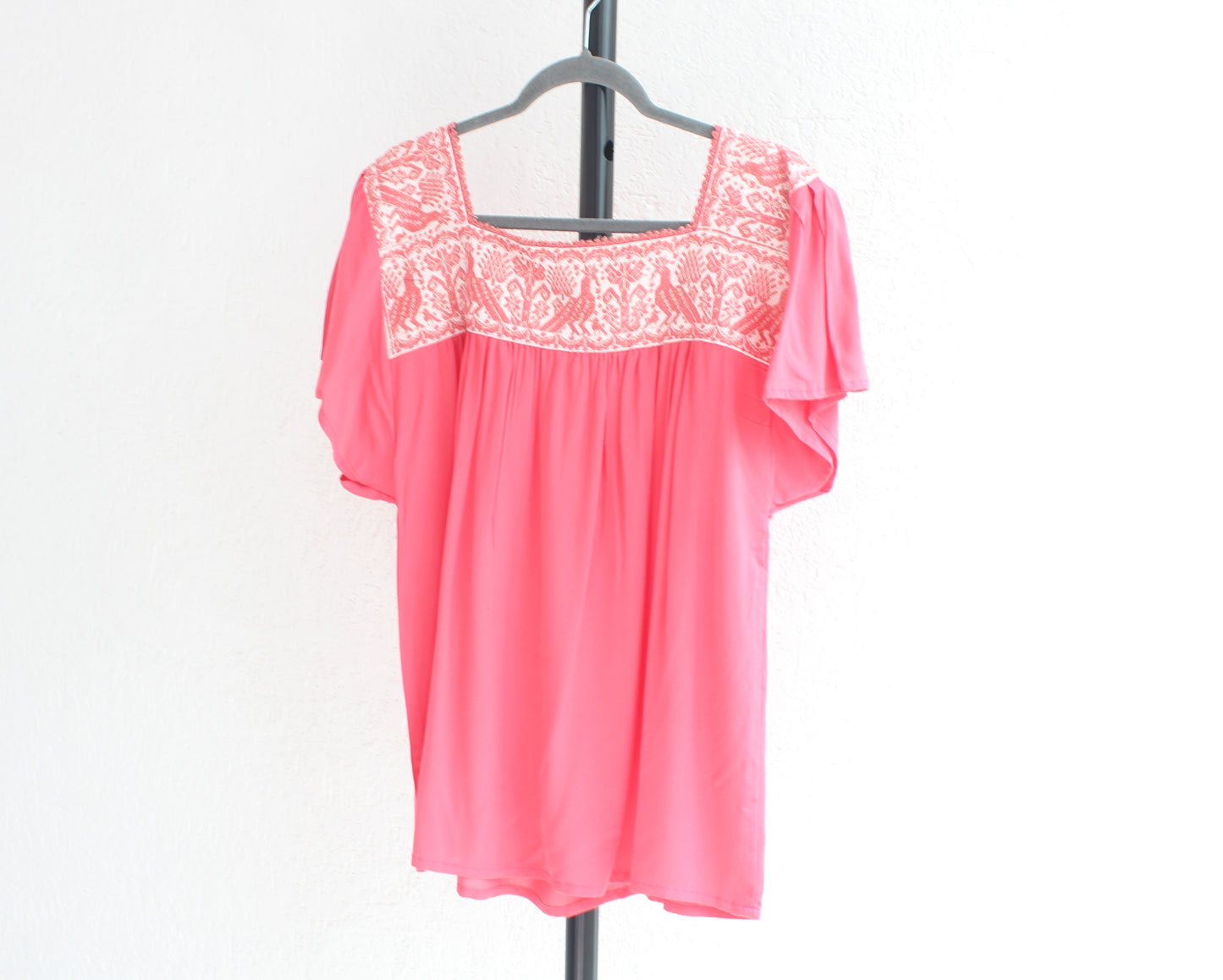 Blusa Tania Coral Pavo Reales XL - 2XL