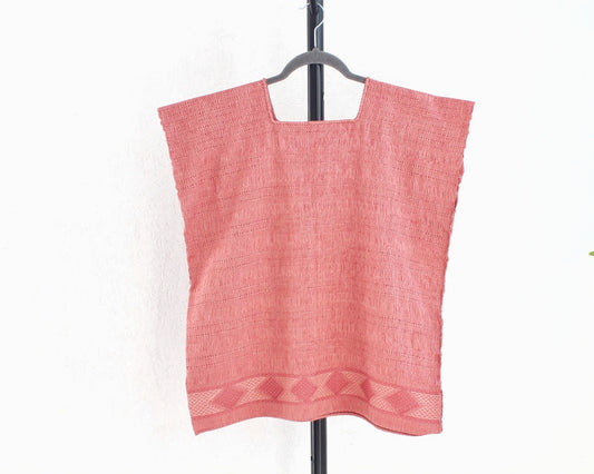 Blusa Huipil Zinacantán Rosa