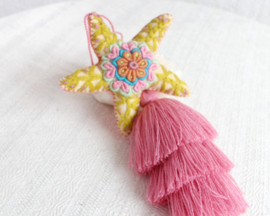 Estrella Rococo Verde Rosa