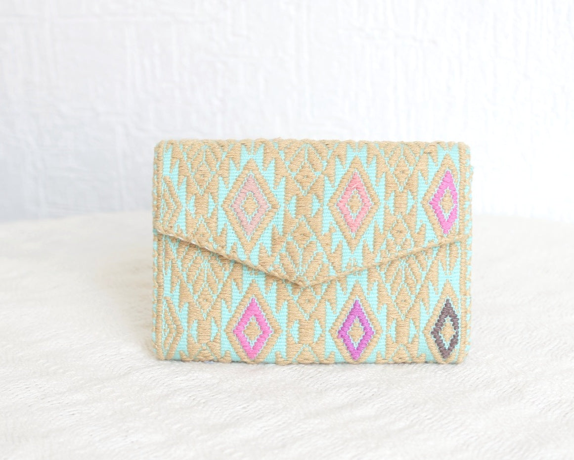 Cartera Estrellas Beige Aqua