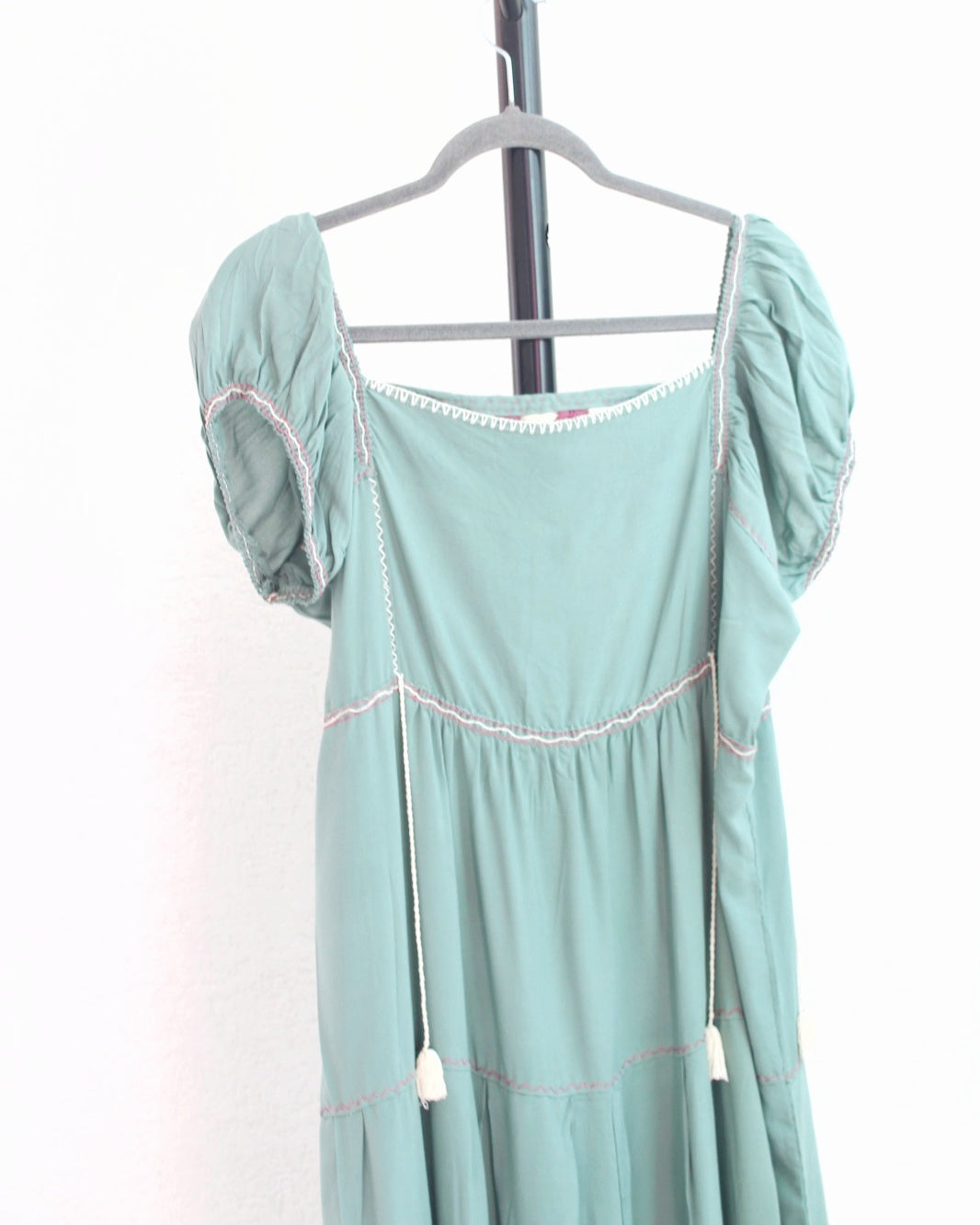 Vestido Gloria Menta Blanco Vino S M L