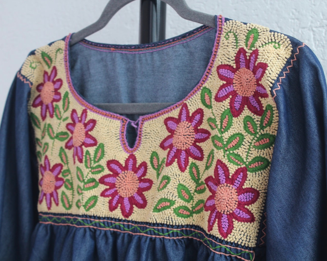 Blusa Leonor Mezclilla Unitalla
