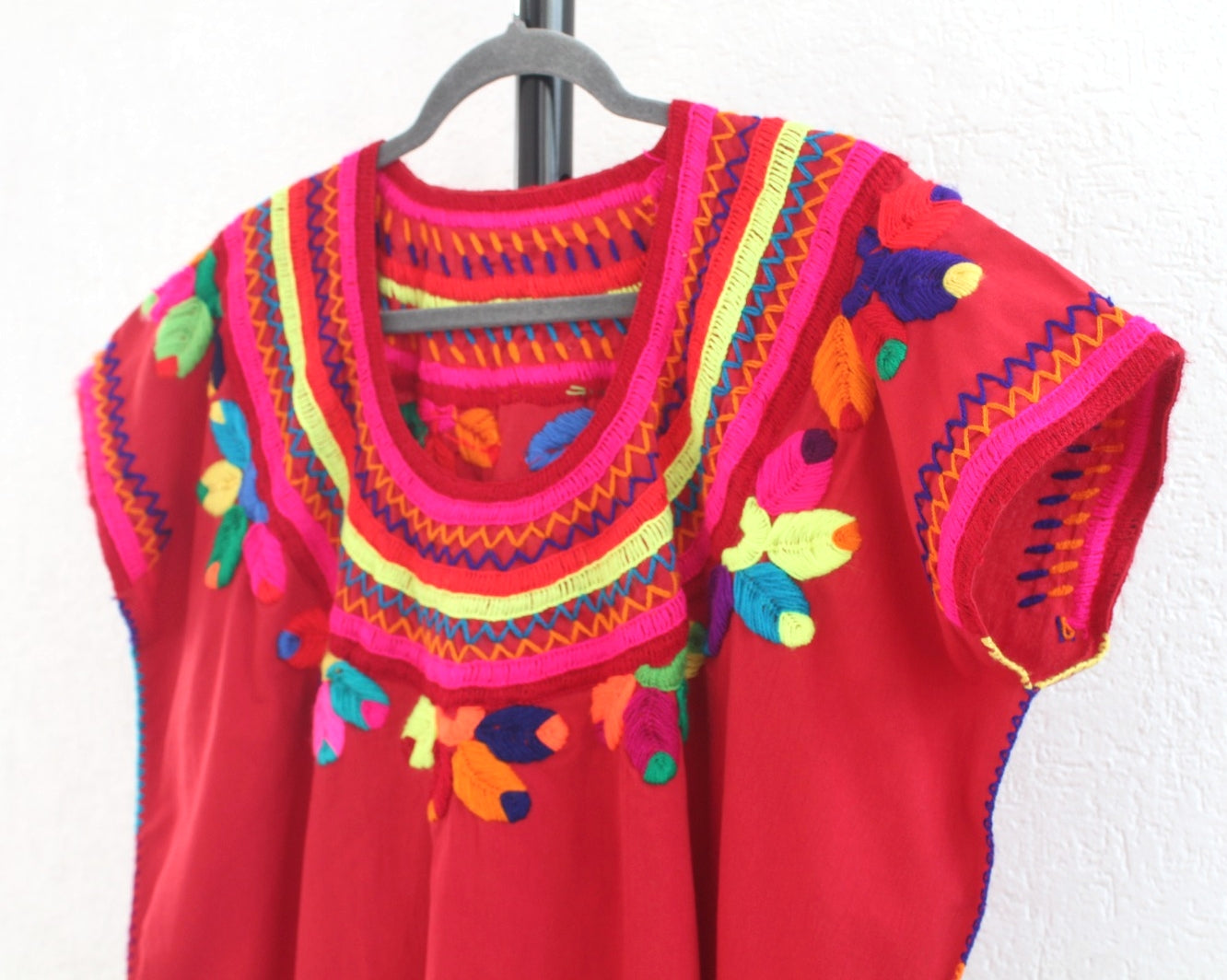 Blusa Ana Hojas Rojo Colores 2XL
