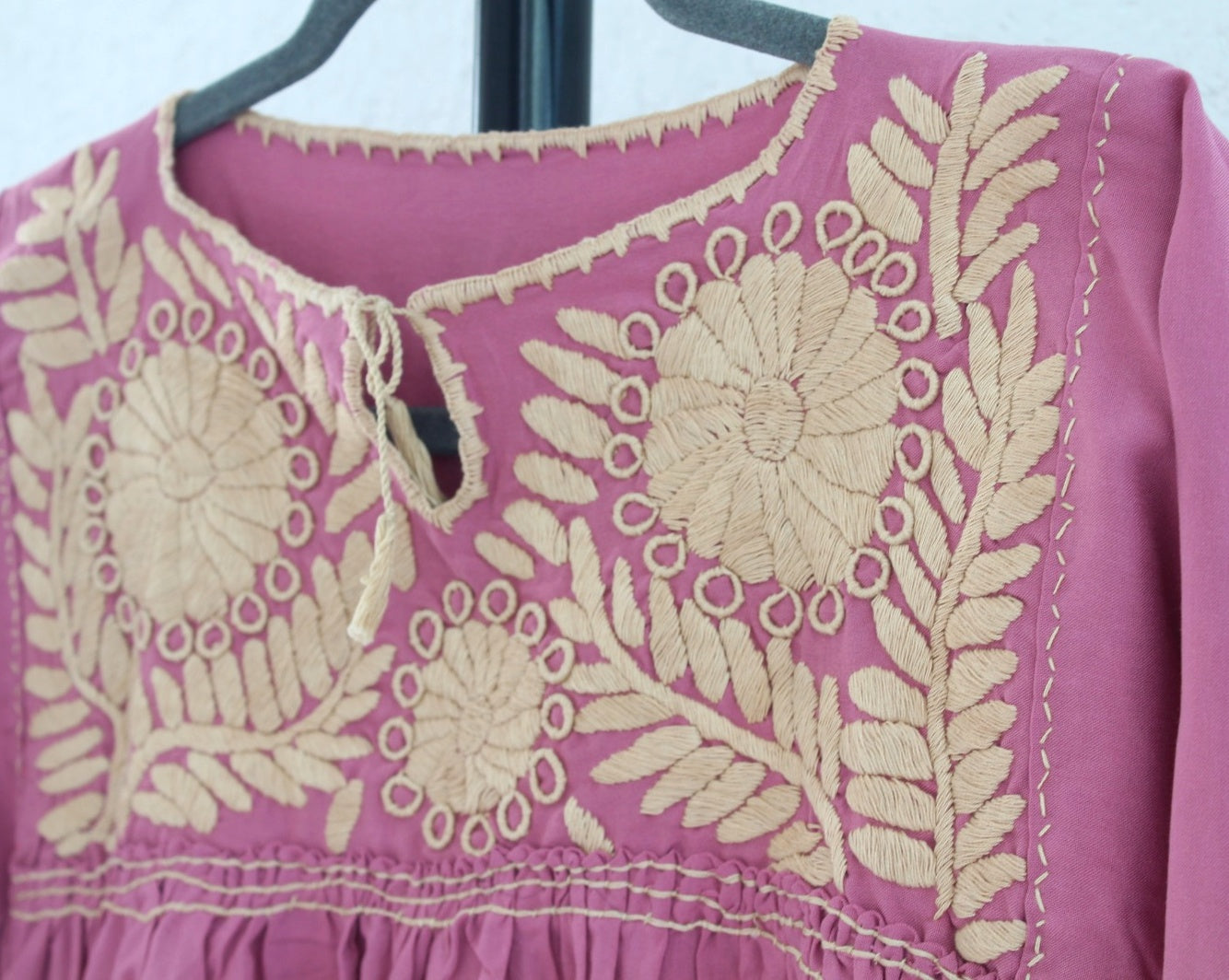 Blusa Mary Rosa Palo Beige