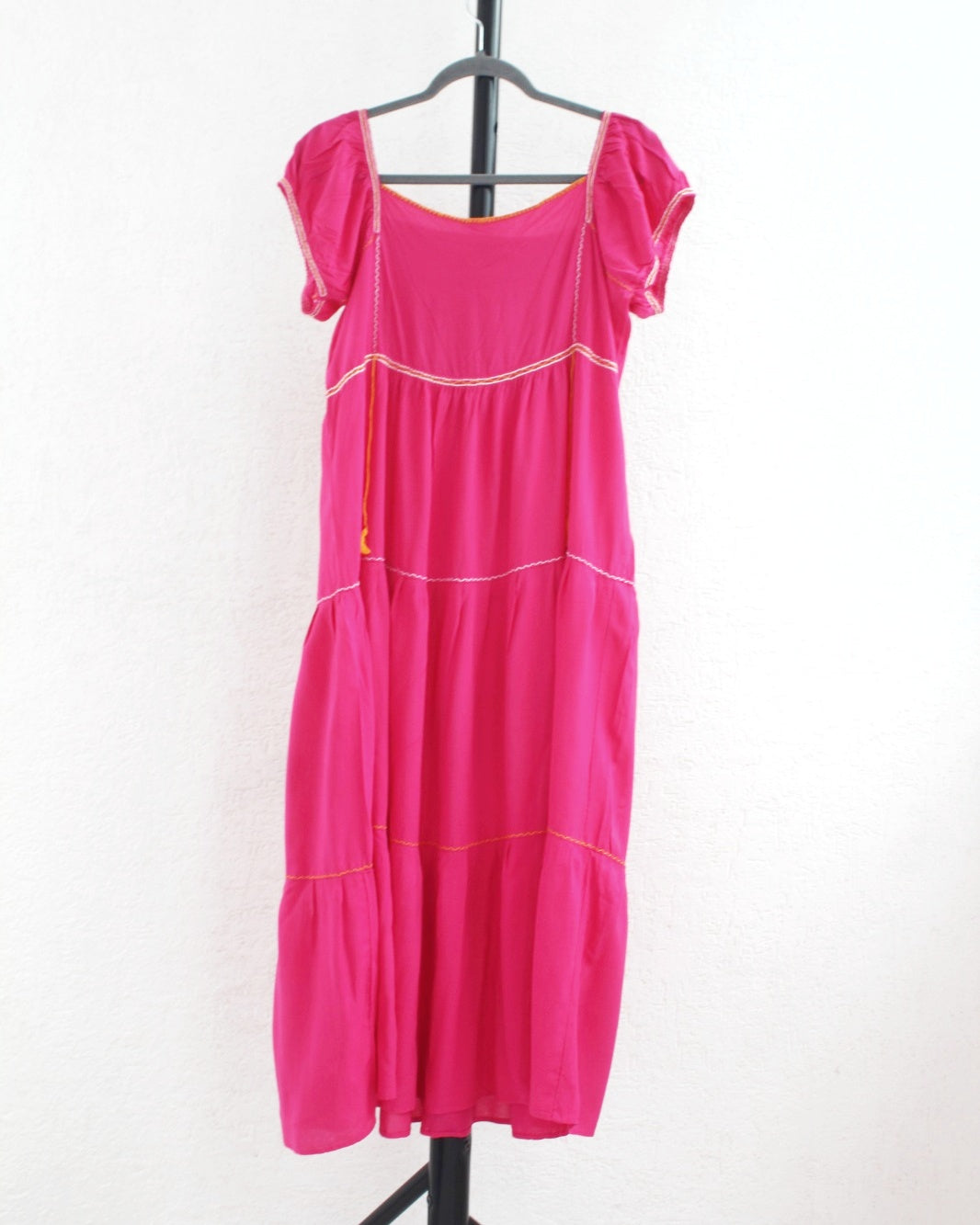 Vestido Gloria Rosa Blanco S M L