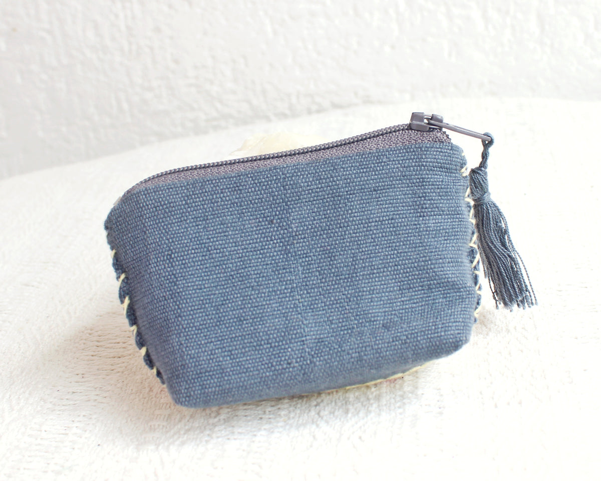 Mini Monedero Estrellas Rosa Beige Gris