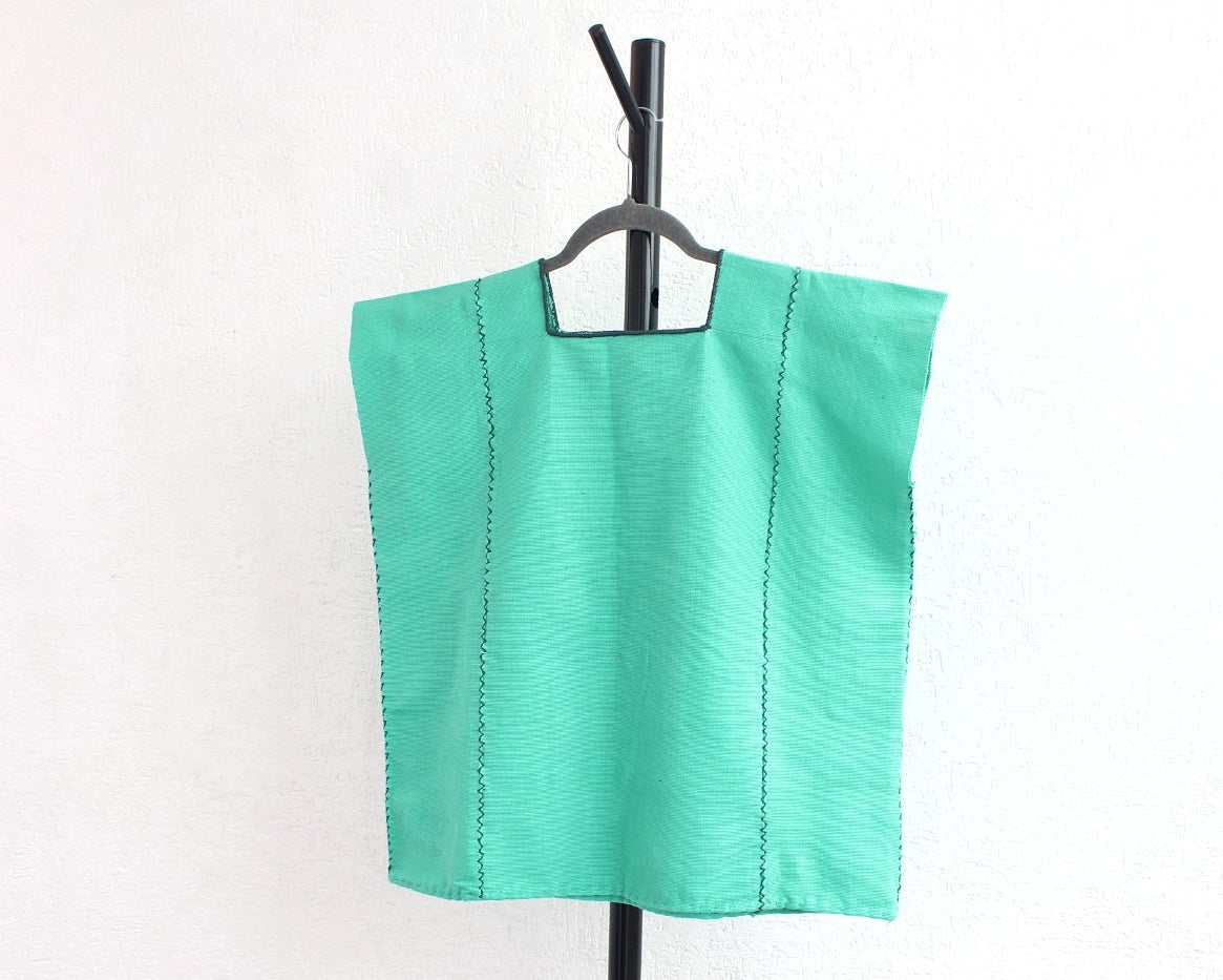 Blusa Huipil Pejel Turquesa