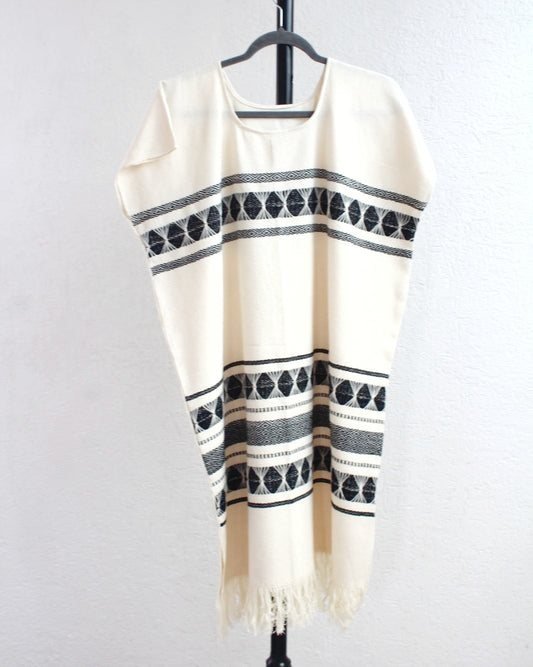 Huipil Ali Natural Negro XL XXL