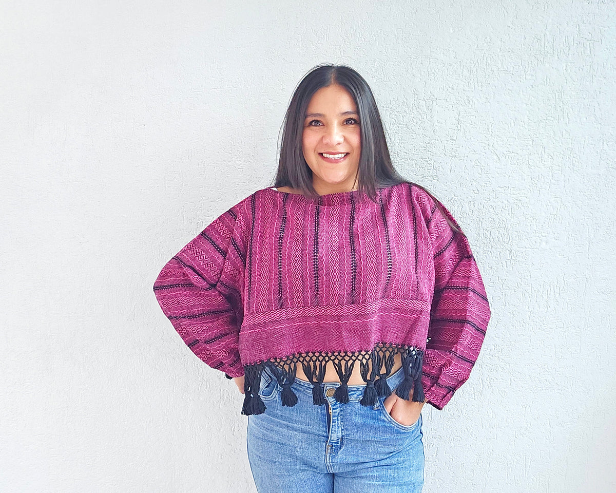 Manguitas Eliza Rosa Negro