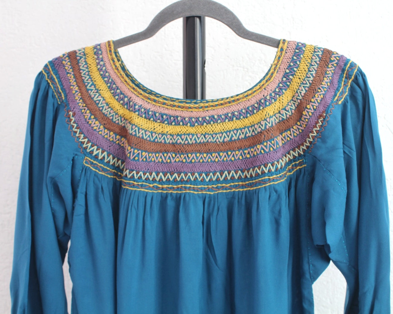 Blusa Catalina Azul Petroleo Unitalla
