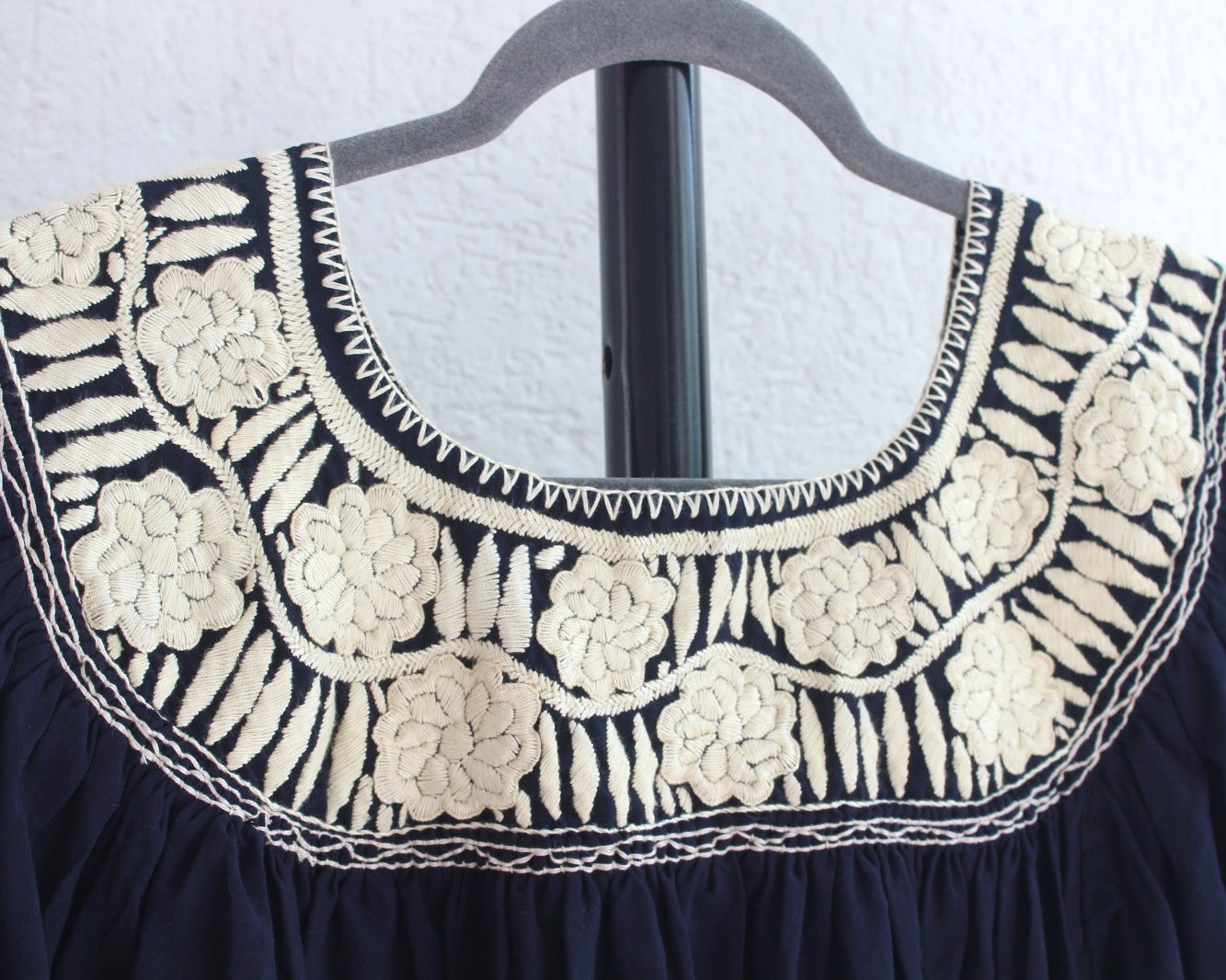 Blusa Aguacatenango Azul Marino Perla