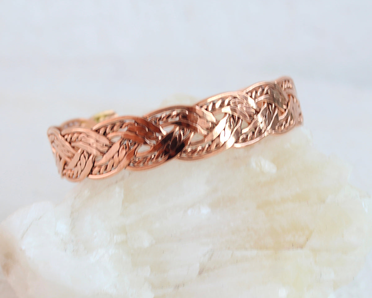 Pulsera Cobre Trenza