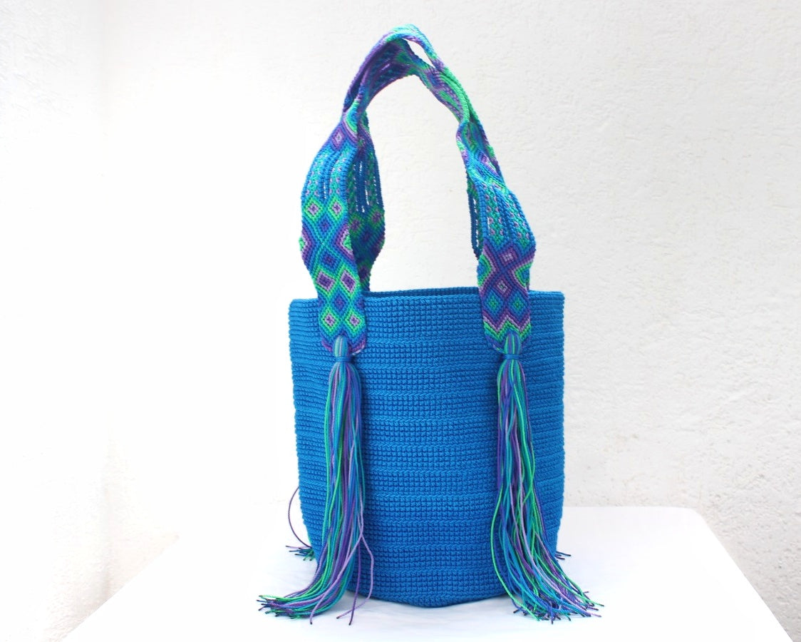 Bolso de mano Azul Lila Morado