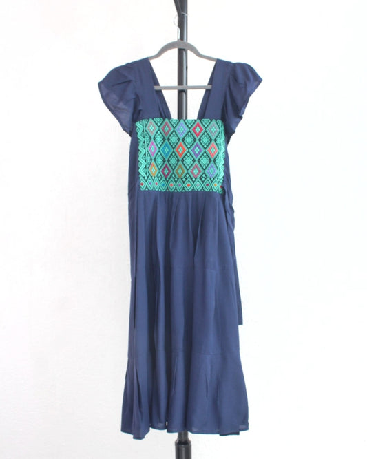 Vestido Anita Corto Azul Marino