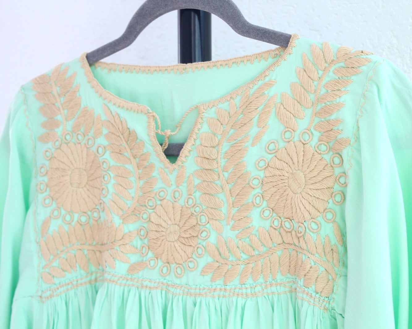 Blusa Mary Aqua Beige