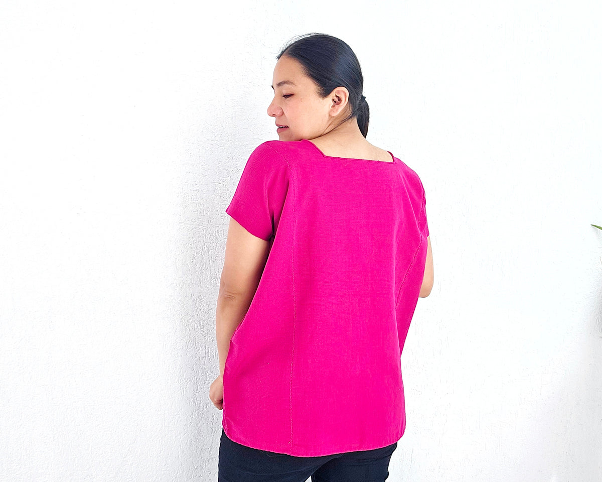 Huipil Flores Bugambilia XL - 2XL