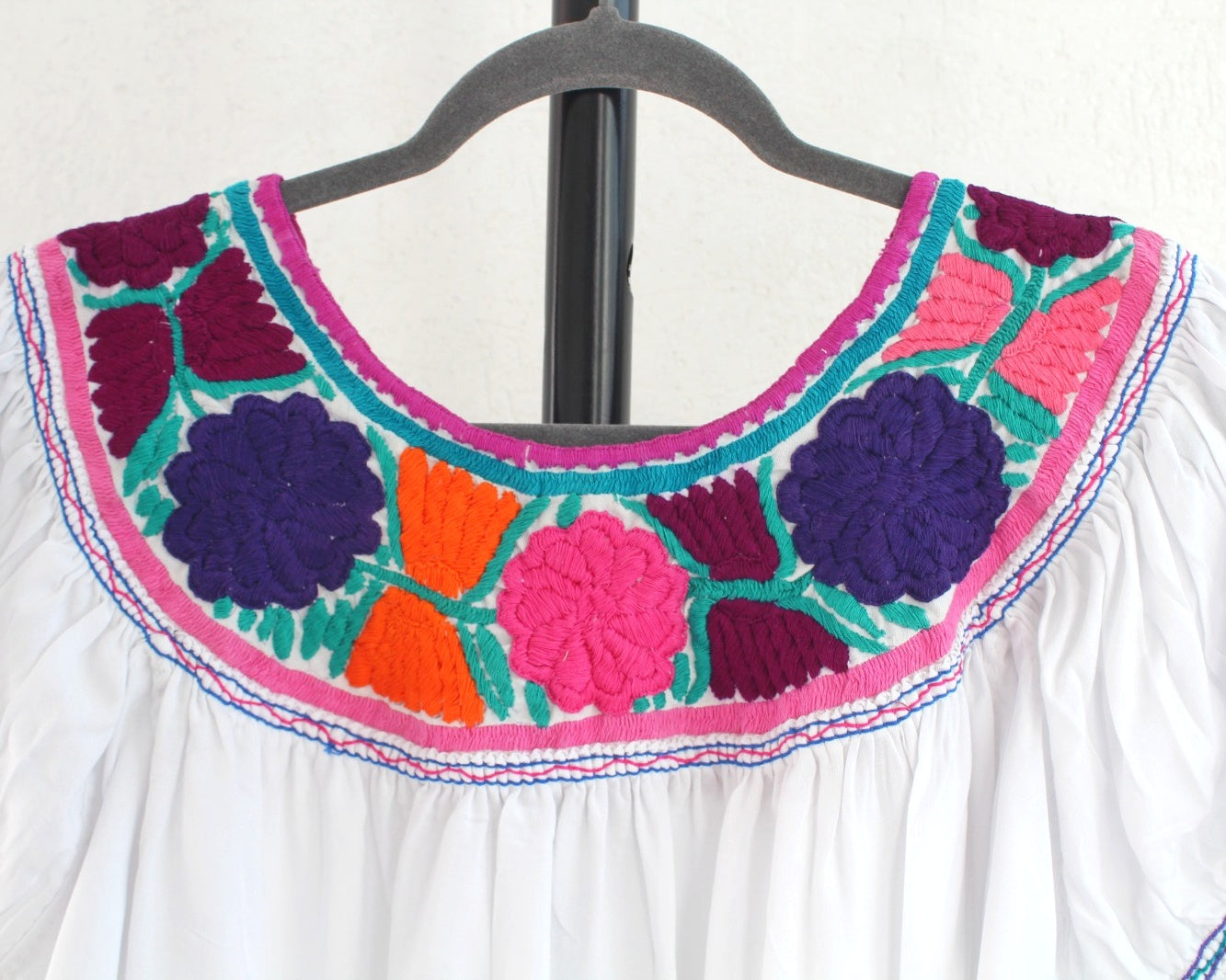 Blusa Aguacatenango Blanco Colores