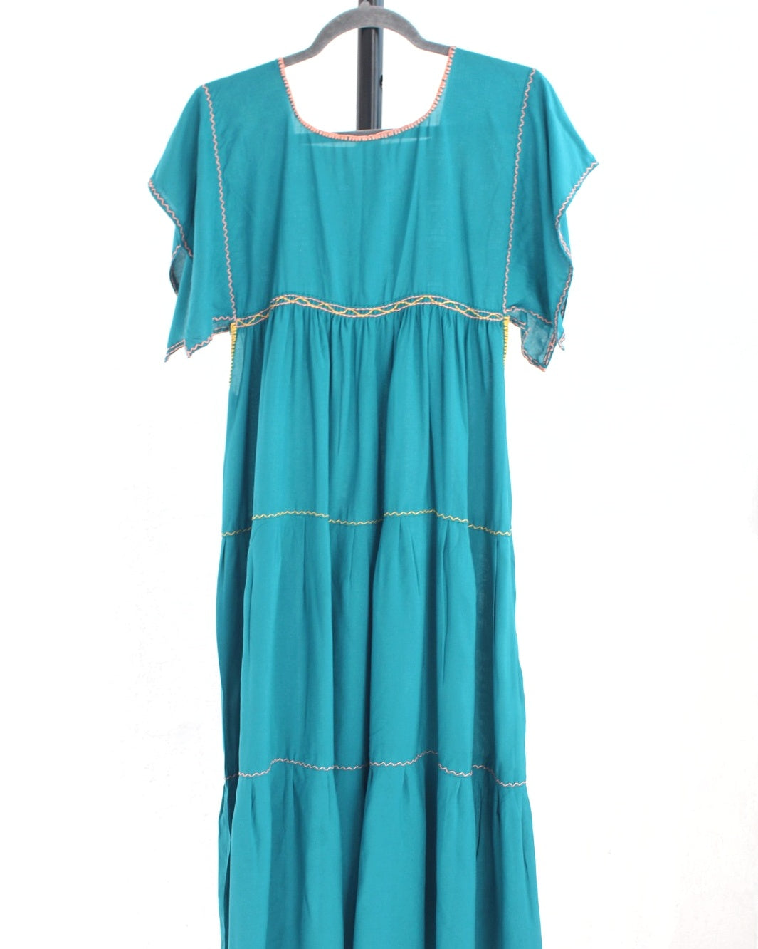 Vestido Maria Holanes Turquesa Colores Unitalla