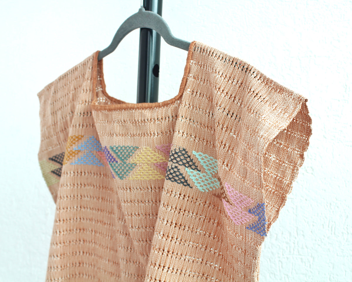 Huipil Angela Salmon Colores XL