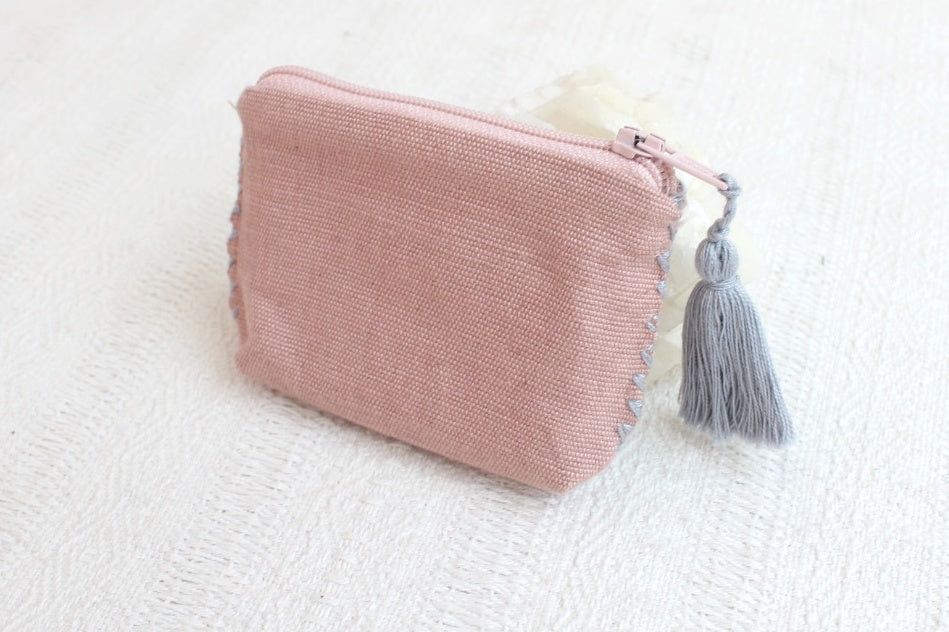 Mini Monedero Estrellas Gris Amarillo