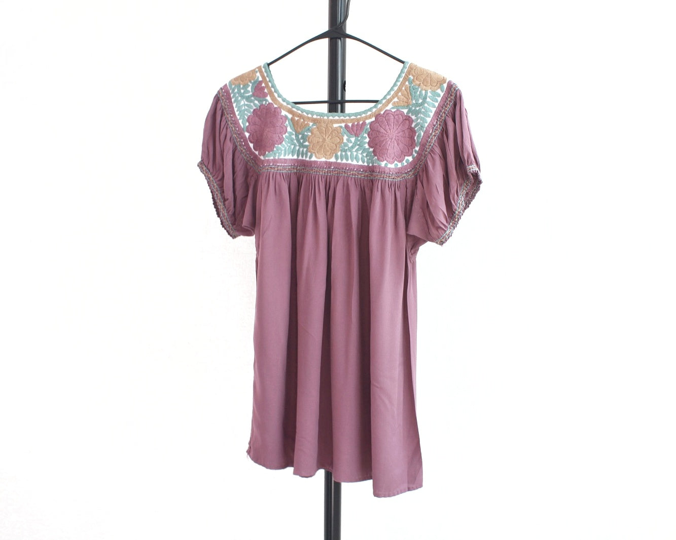 Blusa Aguacatenango Lavanda Beige  Unitalla