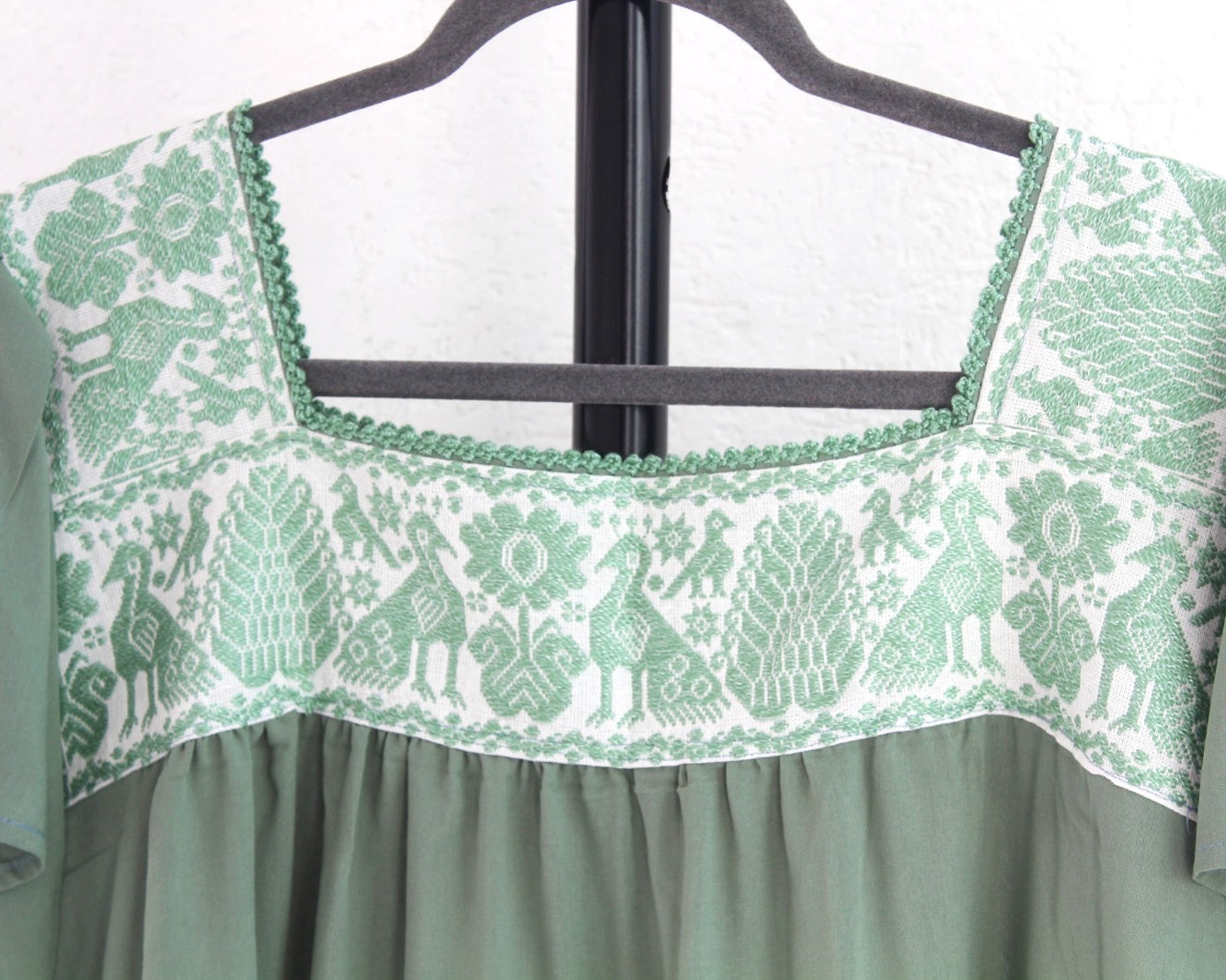 Blusa Tania Menta Pavo Reales XL - 2XL