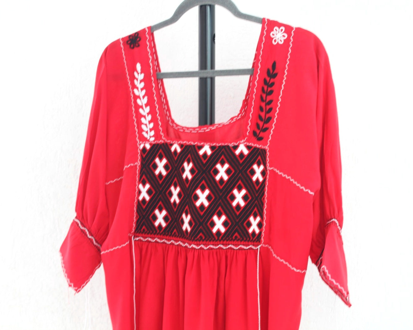Blusa Julia Rojo Negro L - XL