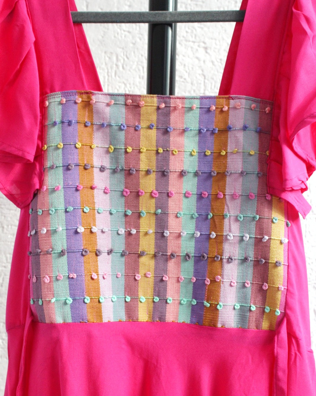 Vestido Anita Corto Nuditos Rosa