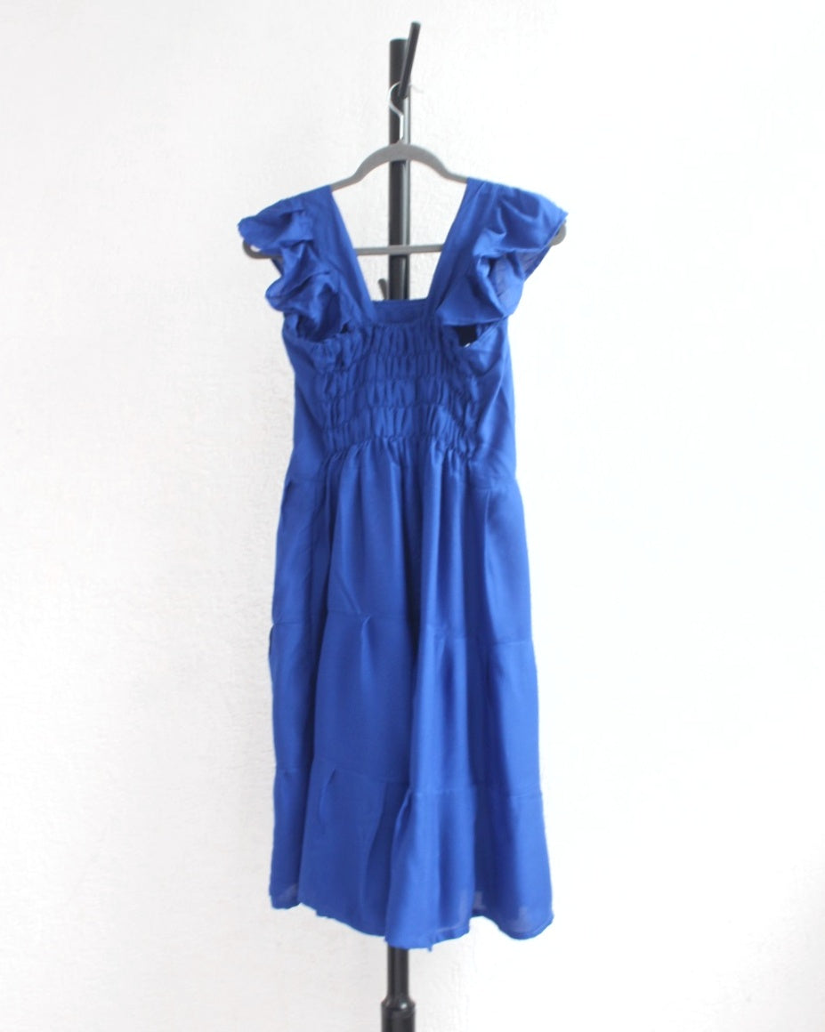 Vestido Anita Corto Azul Rey