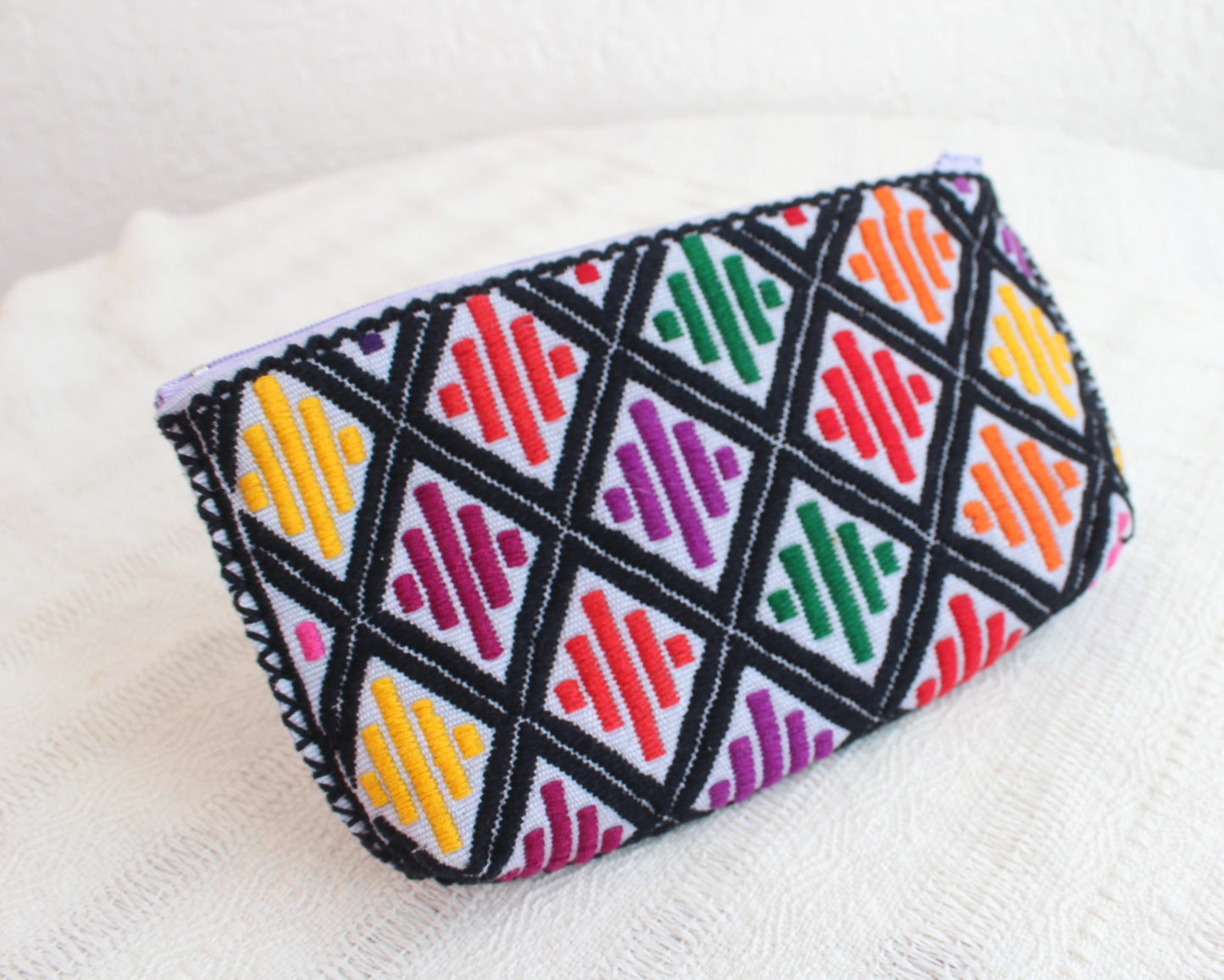 Neceser Líneas Colores Lila