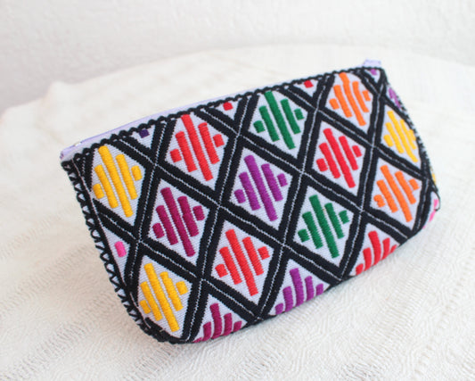 Neceser Líneas Colores Lila