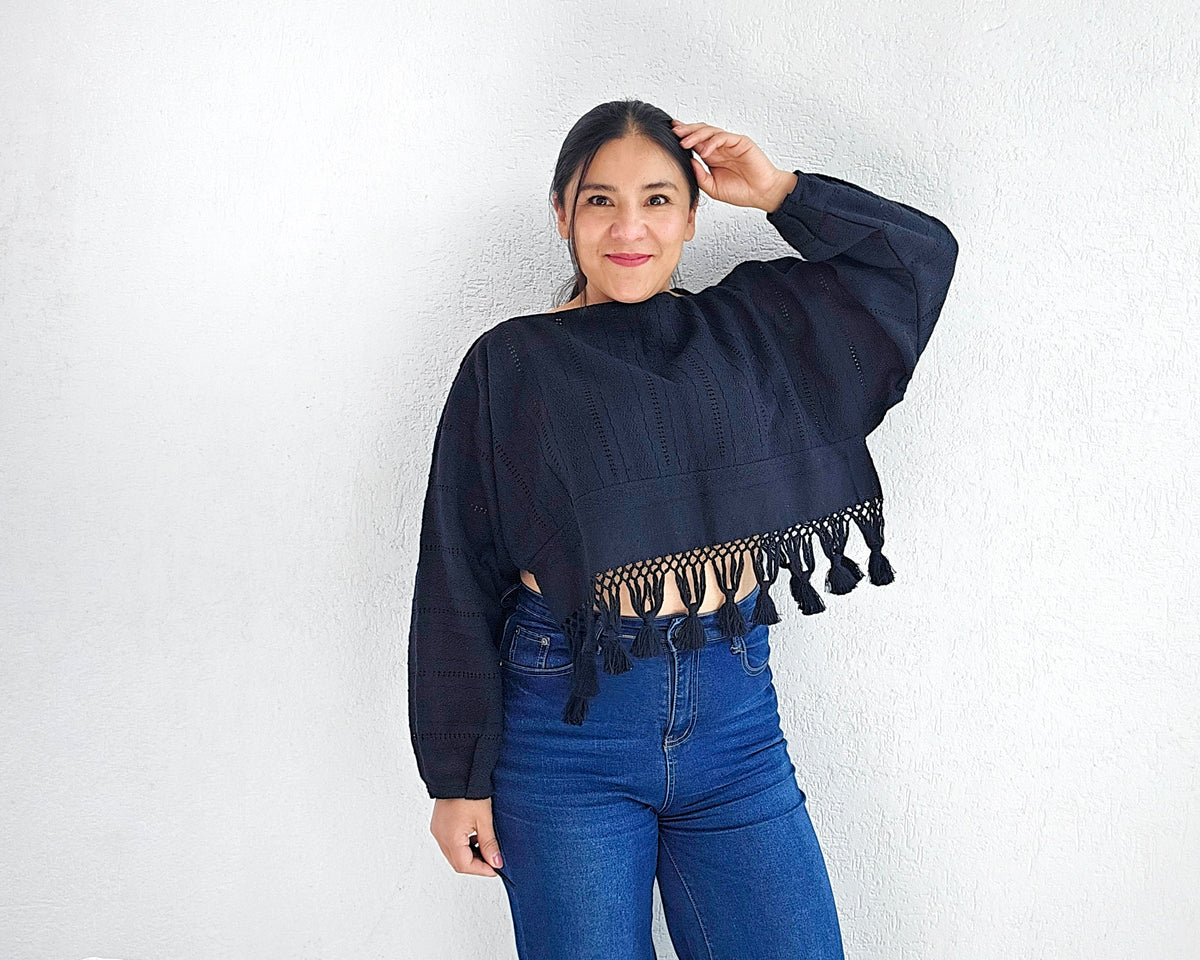 Manguitas Eliza Negro