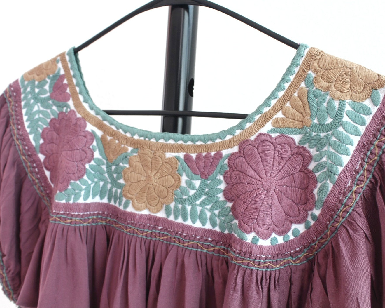 Blusa Aguacatenango Lavanda Beige  Unitalla