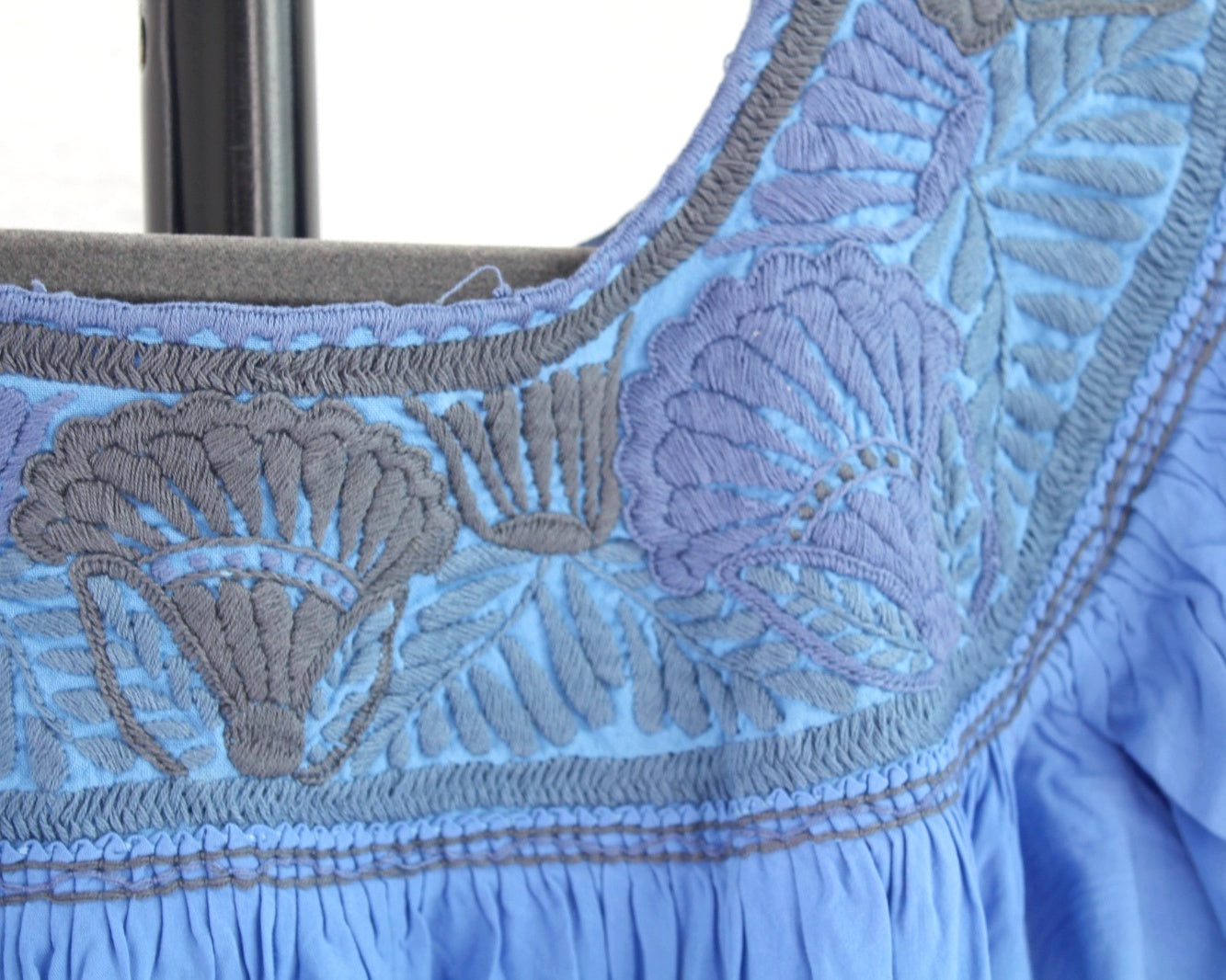 Blusa Aguacatenango Azul Gris